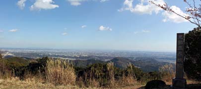 三岳城からの眺め